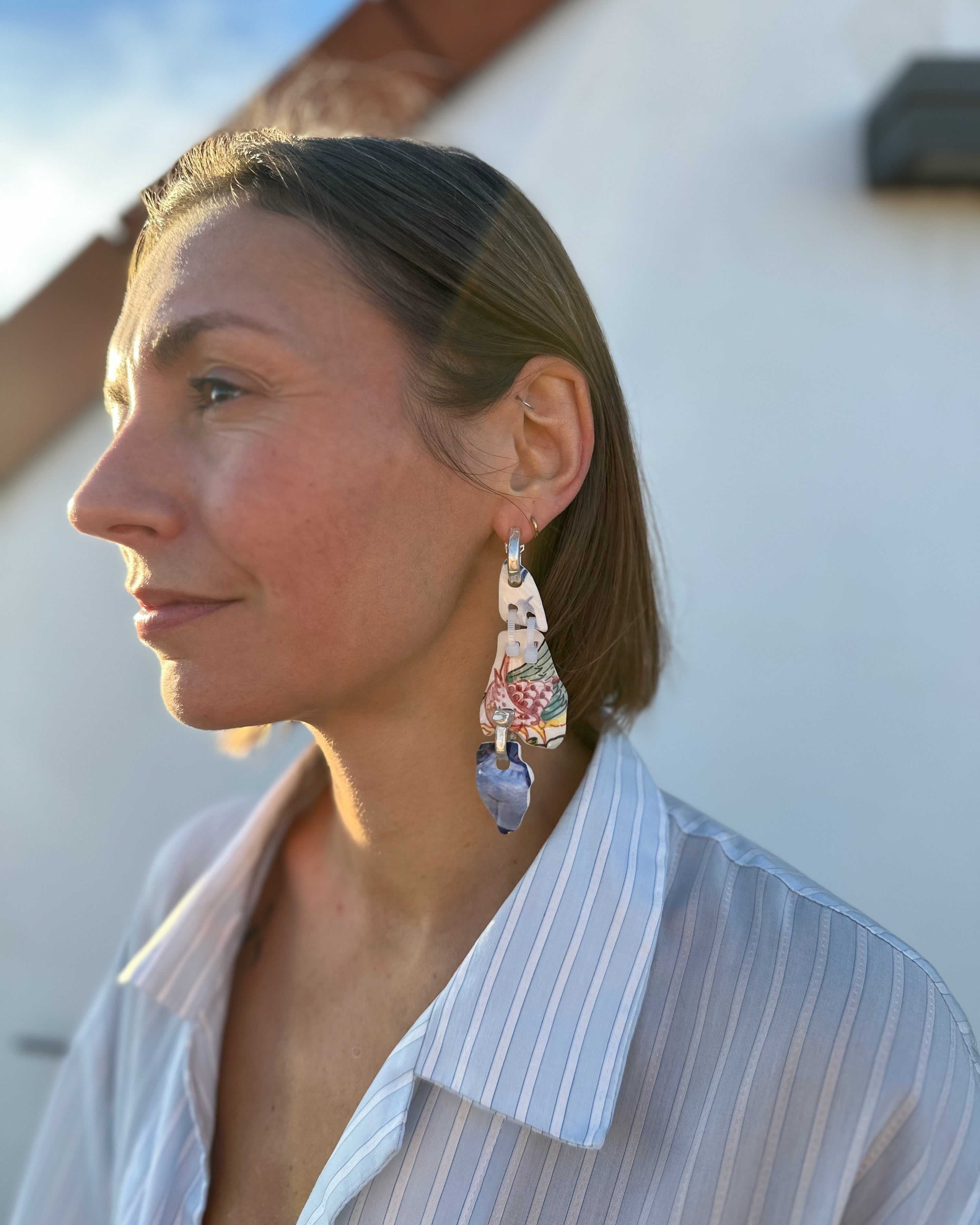 Custom-Made Quebrá Earring